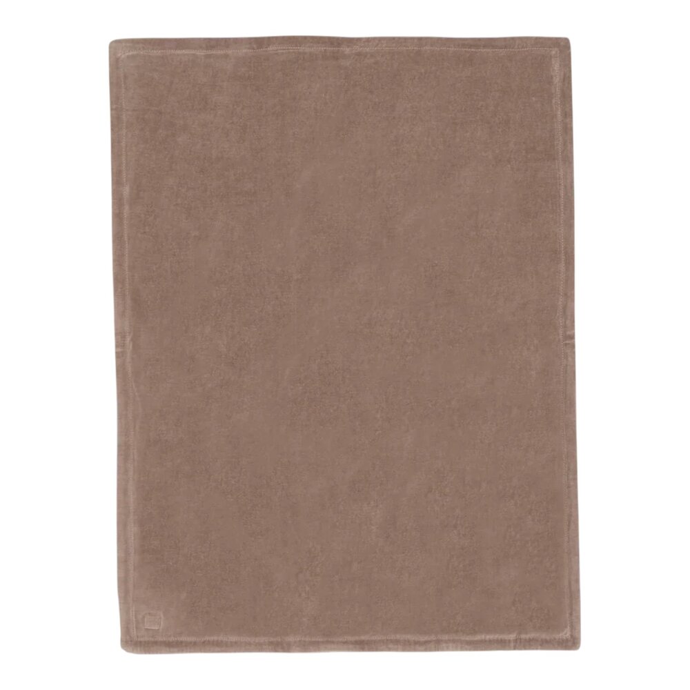 Deken Ledikant 100x150cm Box Knit - GOTS Milky Coffee