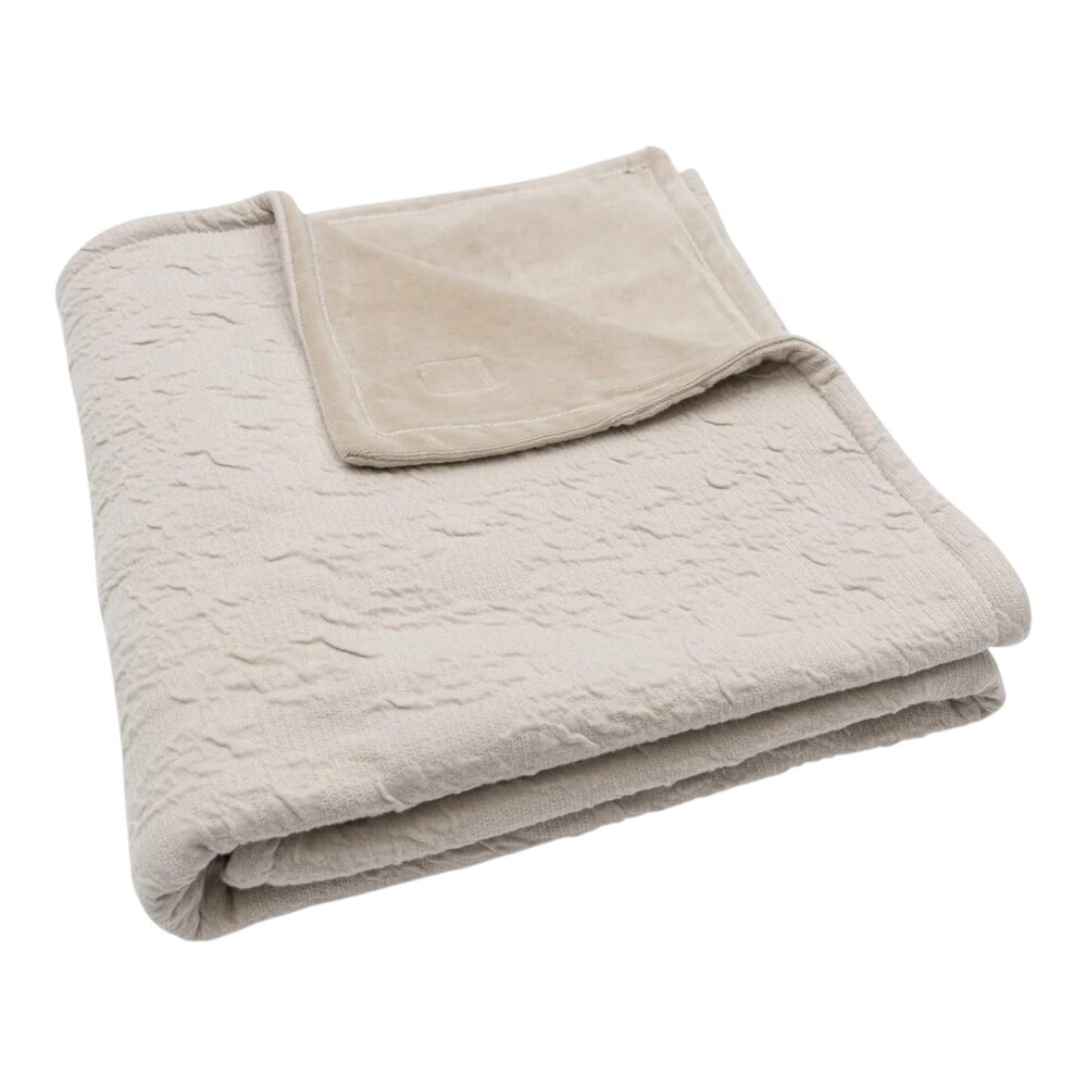 Deken Ledikant 100x150cm Soft Waves Nougat