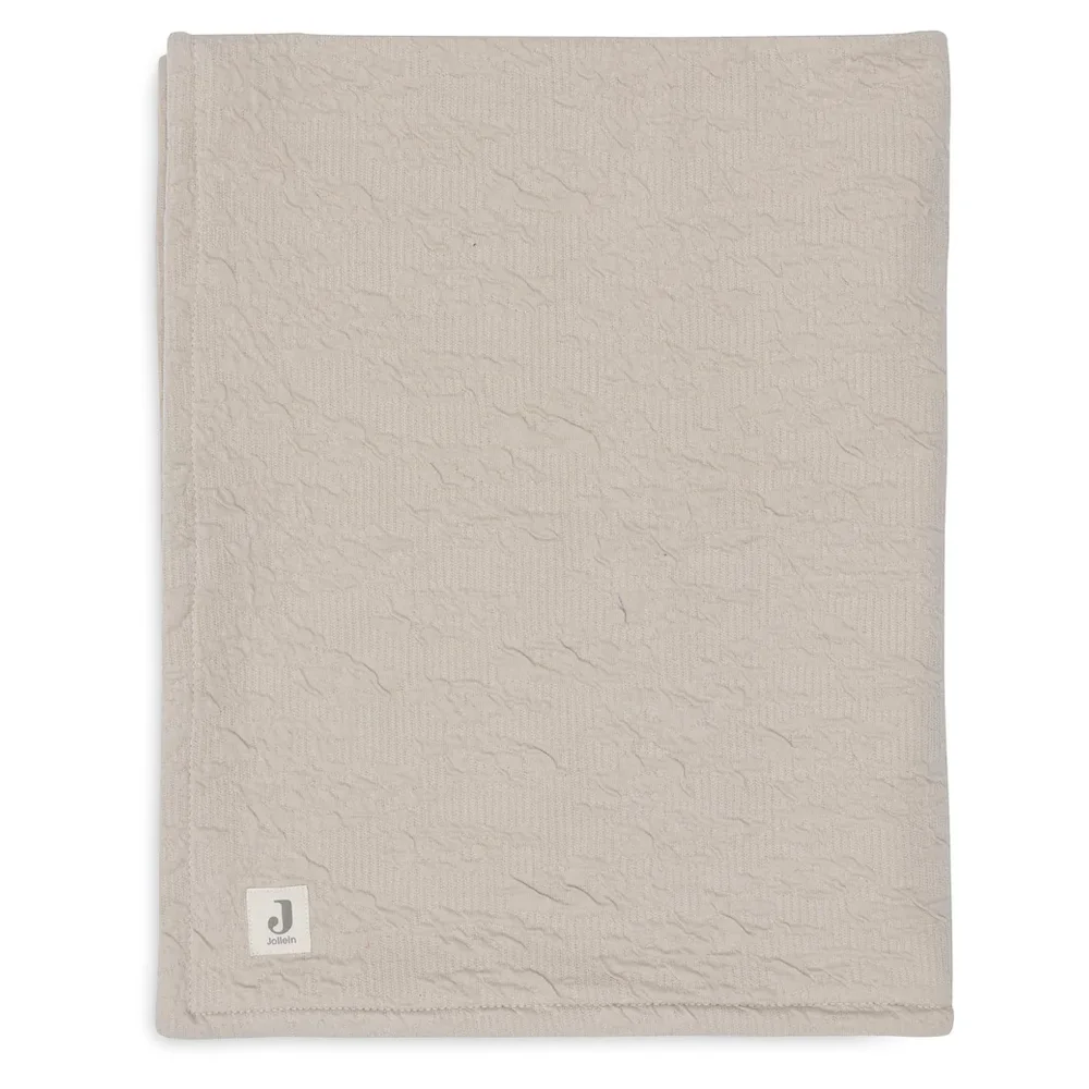 Deken Ledikant 100x150cm Soft Waves Nougat