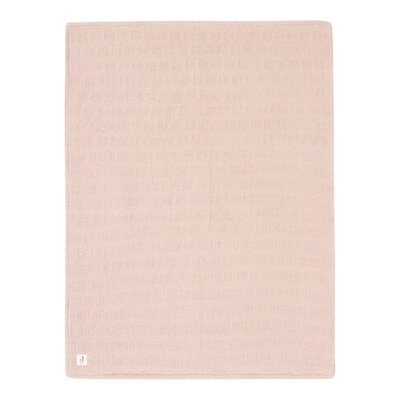 Deken Ledikant 100x150cm Grain Knit -Velvet Wild Rose Deken Ledikant 100x150cm Grain Knit -Velvet Wild Rose