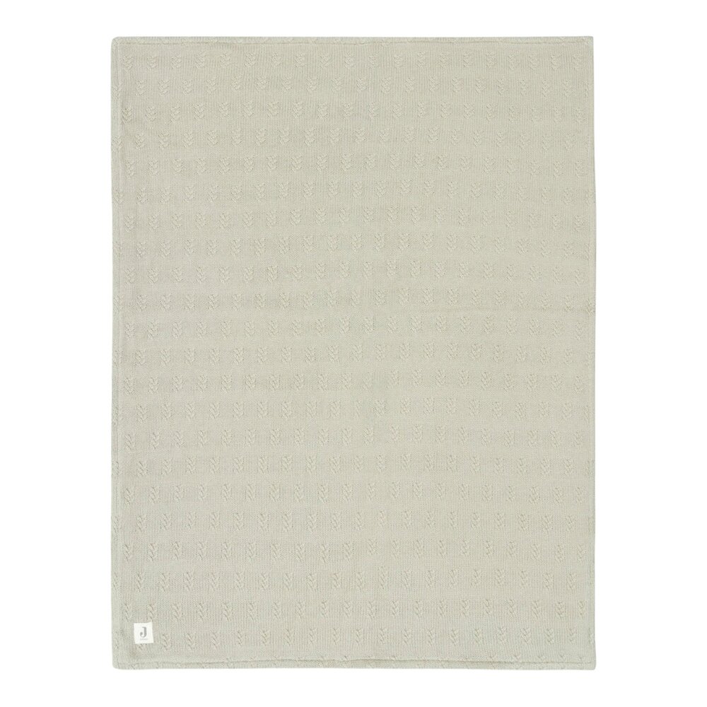 Deken Ledikant 100x150cm Grain Knit - Velvet Olive Green