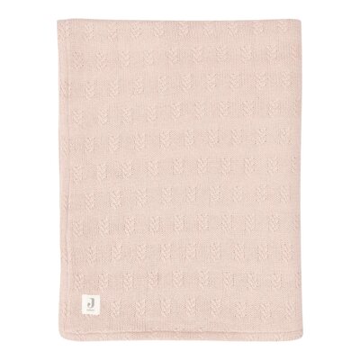 Deken Ledikant 100x150cm Grain Knit -Velvet Wild Rose Deken Ledikant 100x150cm Grain Knit -Velvet Wild Rose