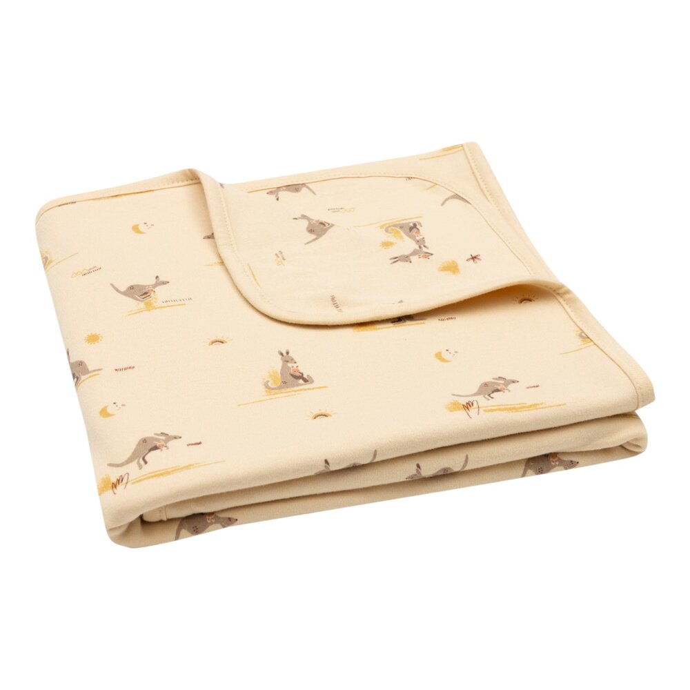 Deken Wieg Jersey 75x100cm - Kangaroots Deken Wieg Jersey 75x100cm - Kangaroots