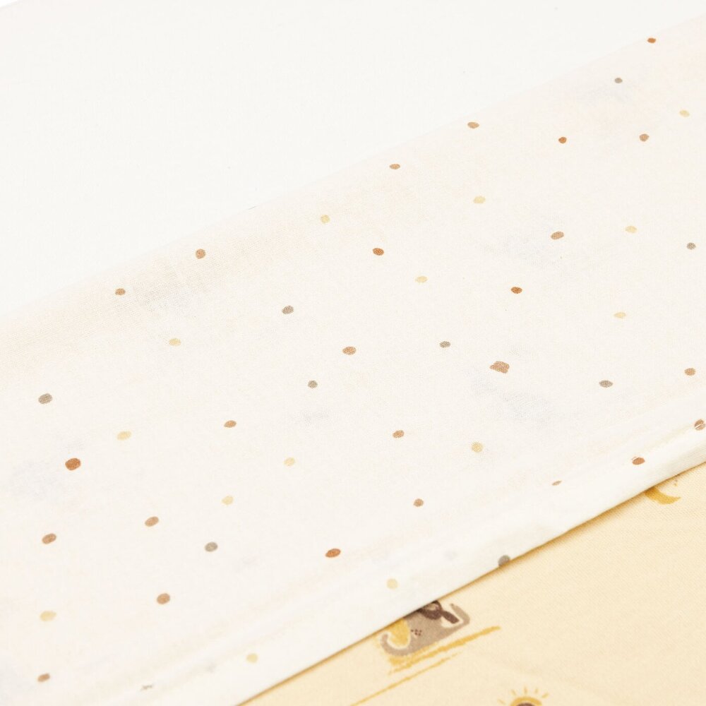 Laken Ledikant 120x150cm - Kangaroots & Dusty Dot Laken Ledikant 120x150cm - Kangaroots & Dusty Dot