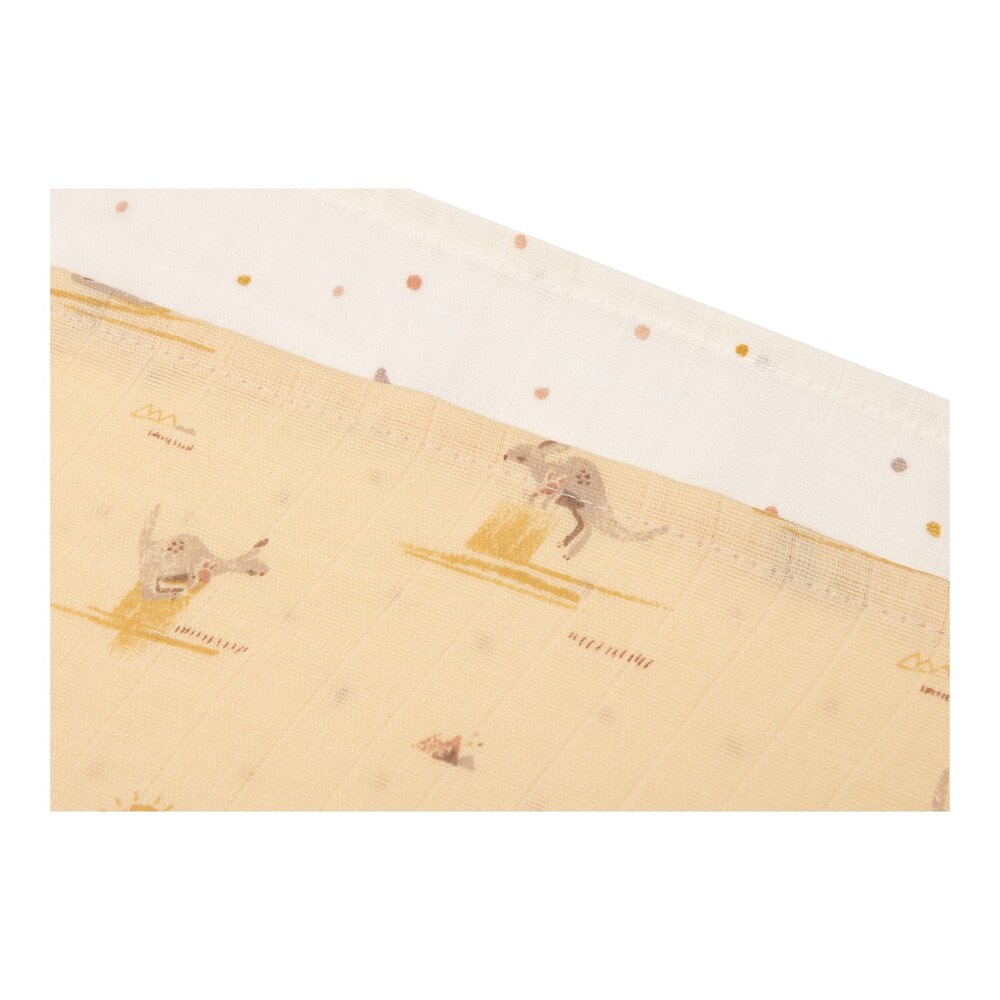 Hydrofiele Doek Small 70x70cm - Kangaroots - 3 Stuks Hydrofiele Doek Small 70x70cm - Kangaroots - 3 Stuks