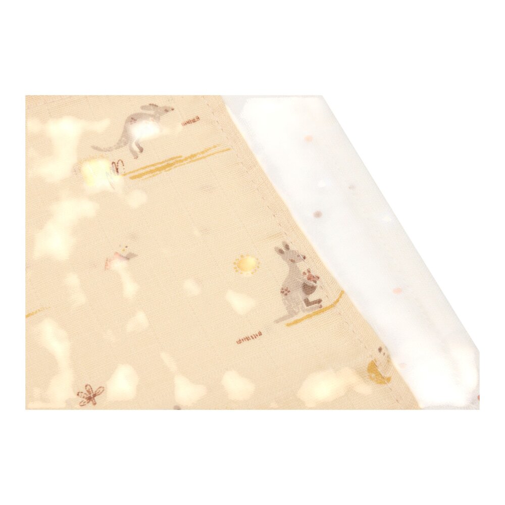 Hydrofiel Monddoekje 31x31cm - Kangaroots - 3 Stuks