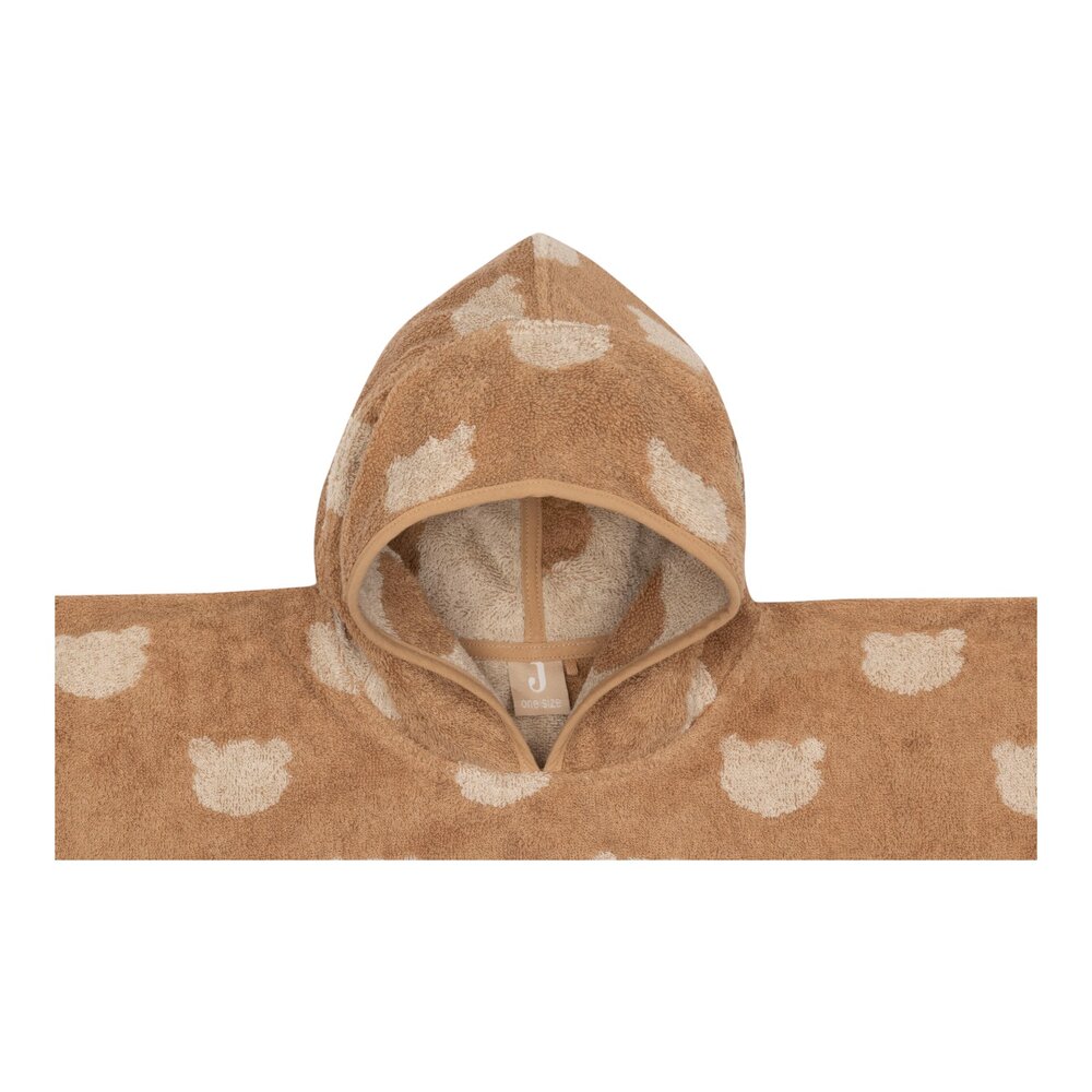 Badponcho Badstof Jacquard Reversible - Teddy Bear
