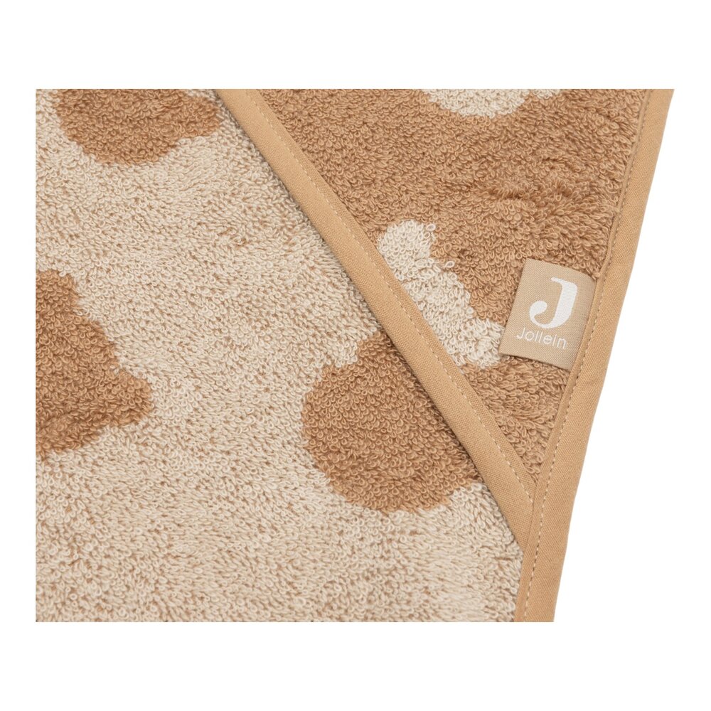 Badcape Badstof 75x75cm Jacquard - Teddy Bear Badcape Badstof 75x75cm Jacquard - Teddy Bear