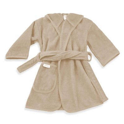 Badjas met naamborduring Sandstone beige