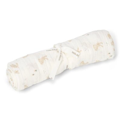Swaddle - 120 x 120 cm - Newborn Naturals Baby bunny