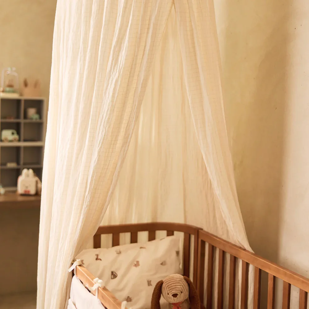 Klamboe 245cm Cosy Check Sand