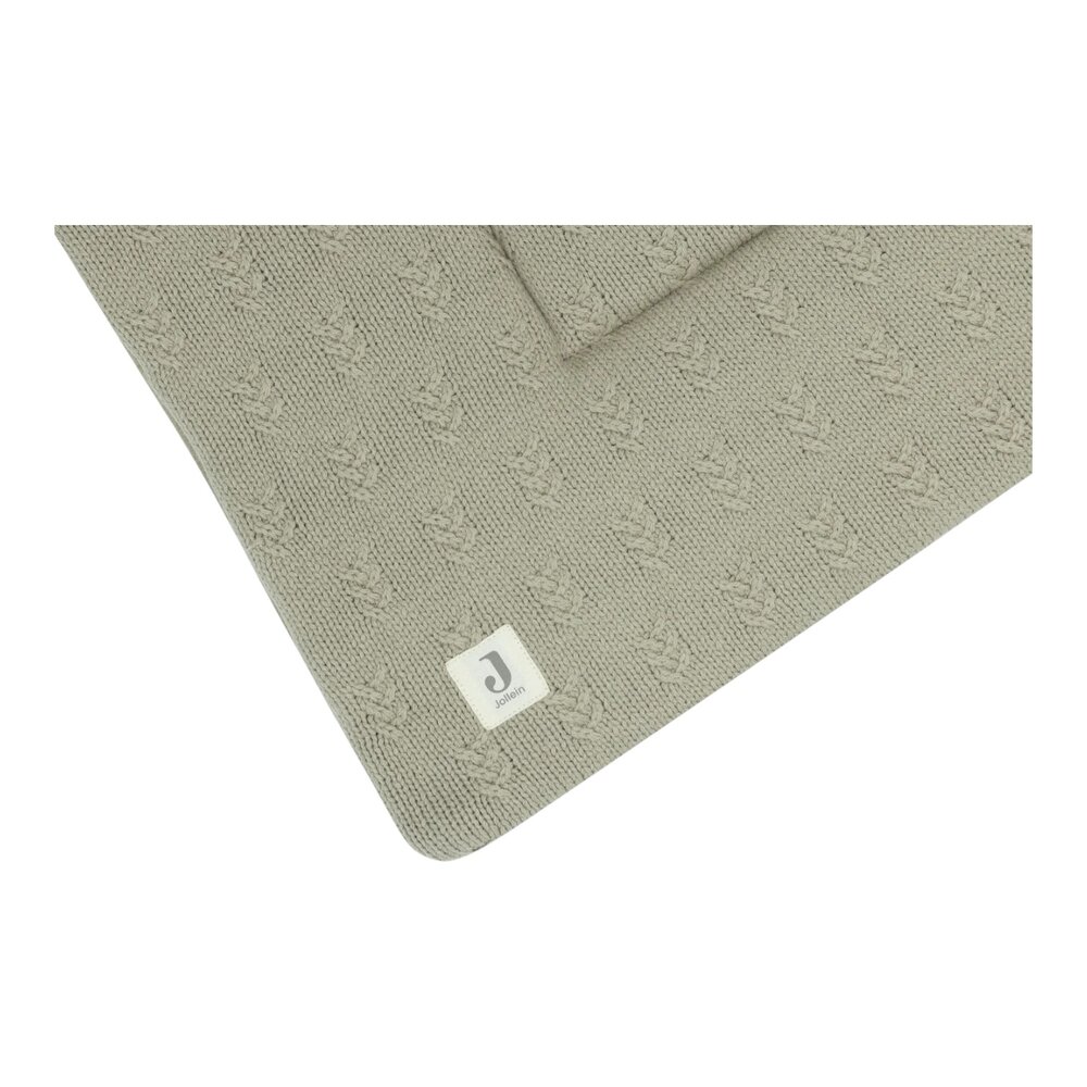 Boxkleed 75x95cm Grain Knit Olive Green