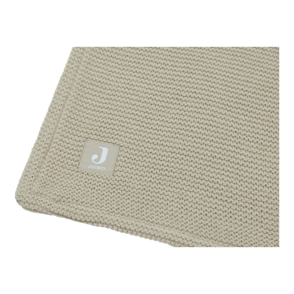 Deken Ledikant 100x150cm Basic Knit Olive Green Deken Ledikant 100x150cm Basic Knit Olive Green