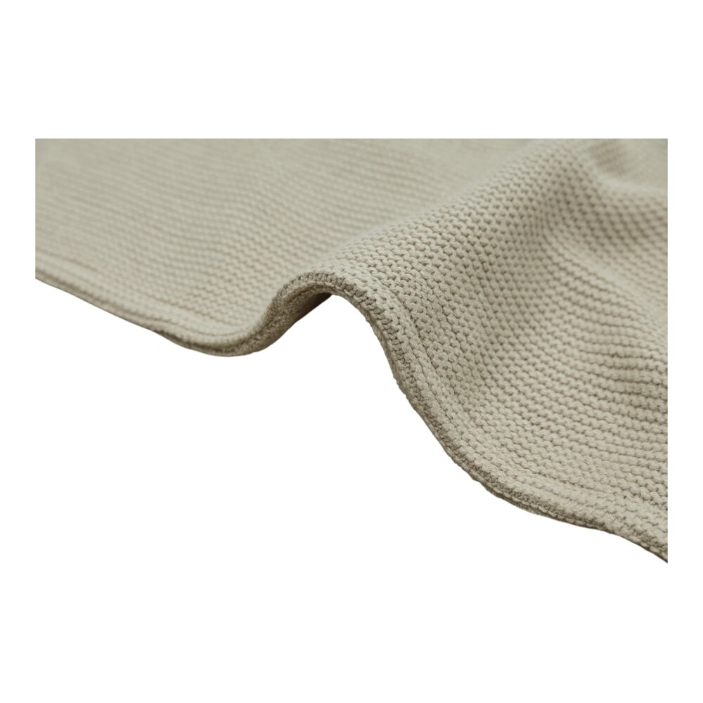 Deken Ledikant 100x150cm Basic Knit Olive Green Deken Ledikant 100x150cm Basic Knit Olive Green