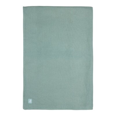 Deken Ledikant 100x150cm Basic Knit Forest Green Deken Ledikant 100x150cm Basic Knit Forest Green