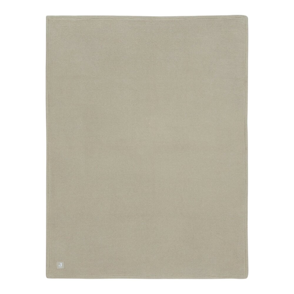 Deken Ledikant 100x150cm Basic Knit Olive Green Deken Ledikant 100x150cm Basic Knit Olive Green