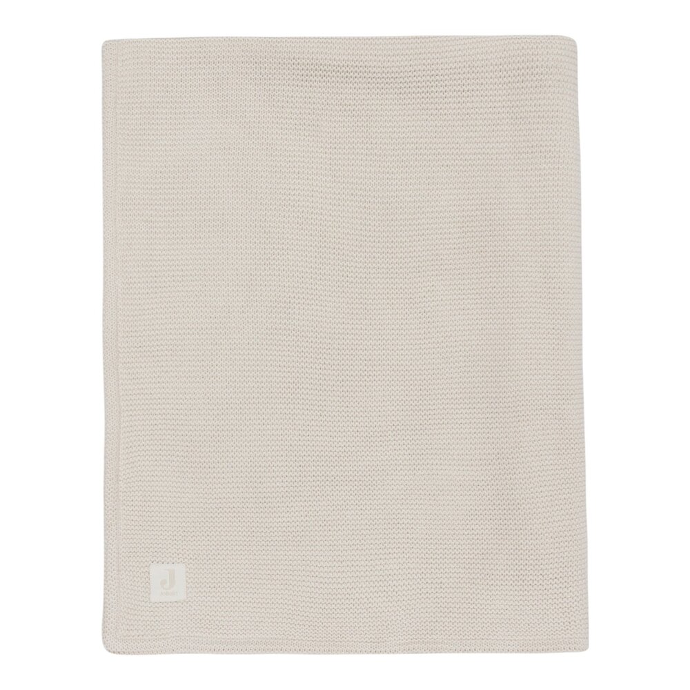 Deken Ledikant 100x150cm Basic Knit - Velvet Oatmeal