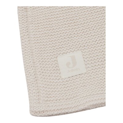 Deken Ledikant 100x150cm Basic Knit - Velvet Oatmeal