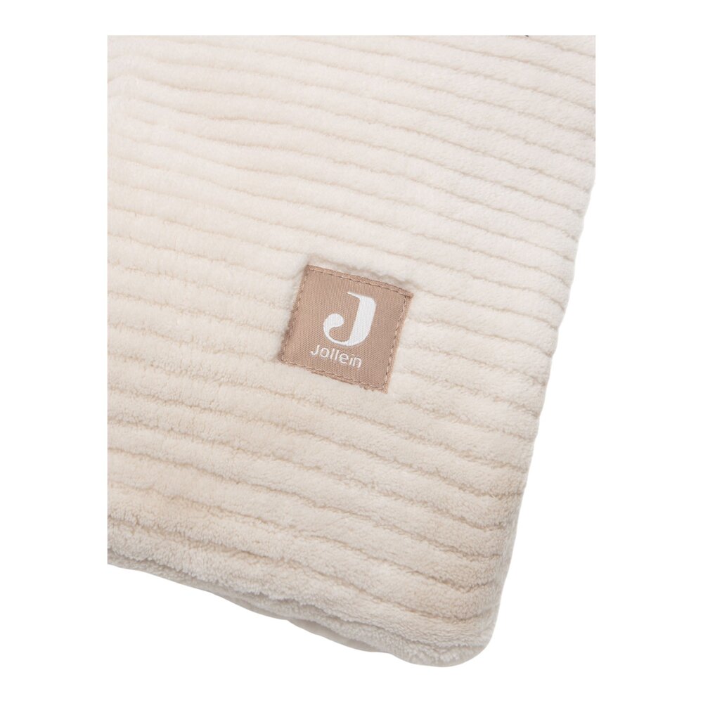 Boxkleed 100x100cm Cloudy Rib Oatmeal