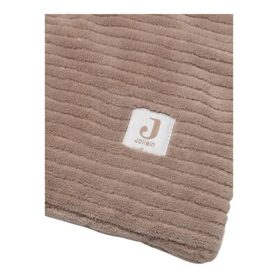 Boxkleed 100x100cm Cloudy Rib Milky Coffee