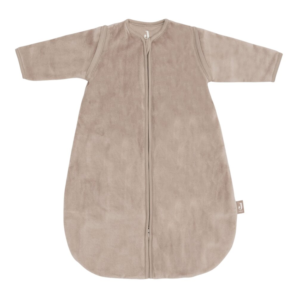 Baby Slaapzak met Afritsbare Mouw Rond 60cm Velvet Milky Coffee Baby Slaapzak met Afritsbare Mouw Rond 60cm Velvet Milky Coffee