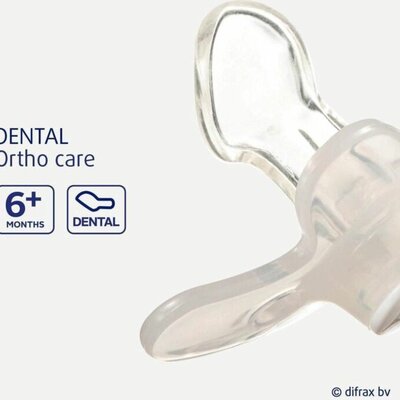 Fopspeen dental +6m uni/pure Groen/pistache