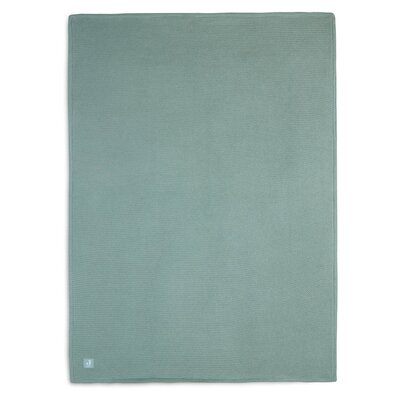 Deken Wieg 75x100cm Basic Knit Forest Green Deken Wieg 75x100cm Basic Knit Forest Green