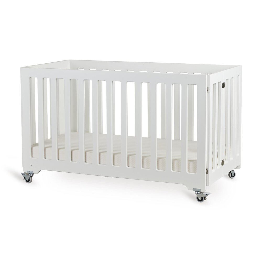 Opvouwbaar bed 120 x 60 cm White