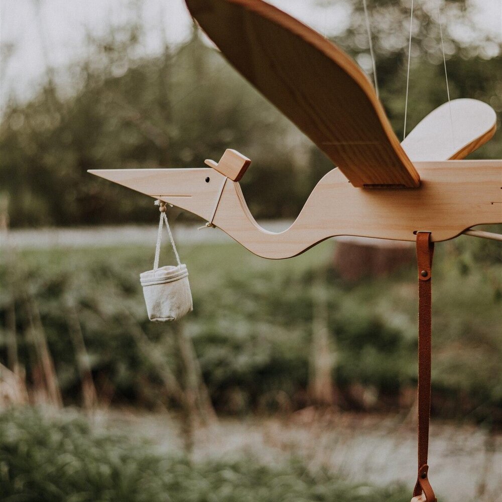 Mobile bird-pelican xl - naturel