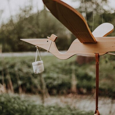 Mobile bird-pelican xl - naturel