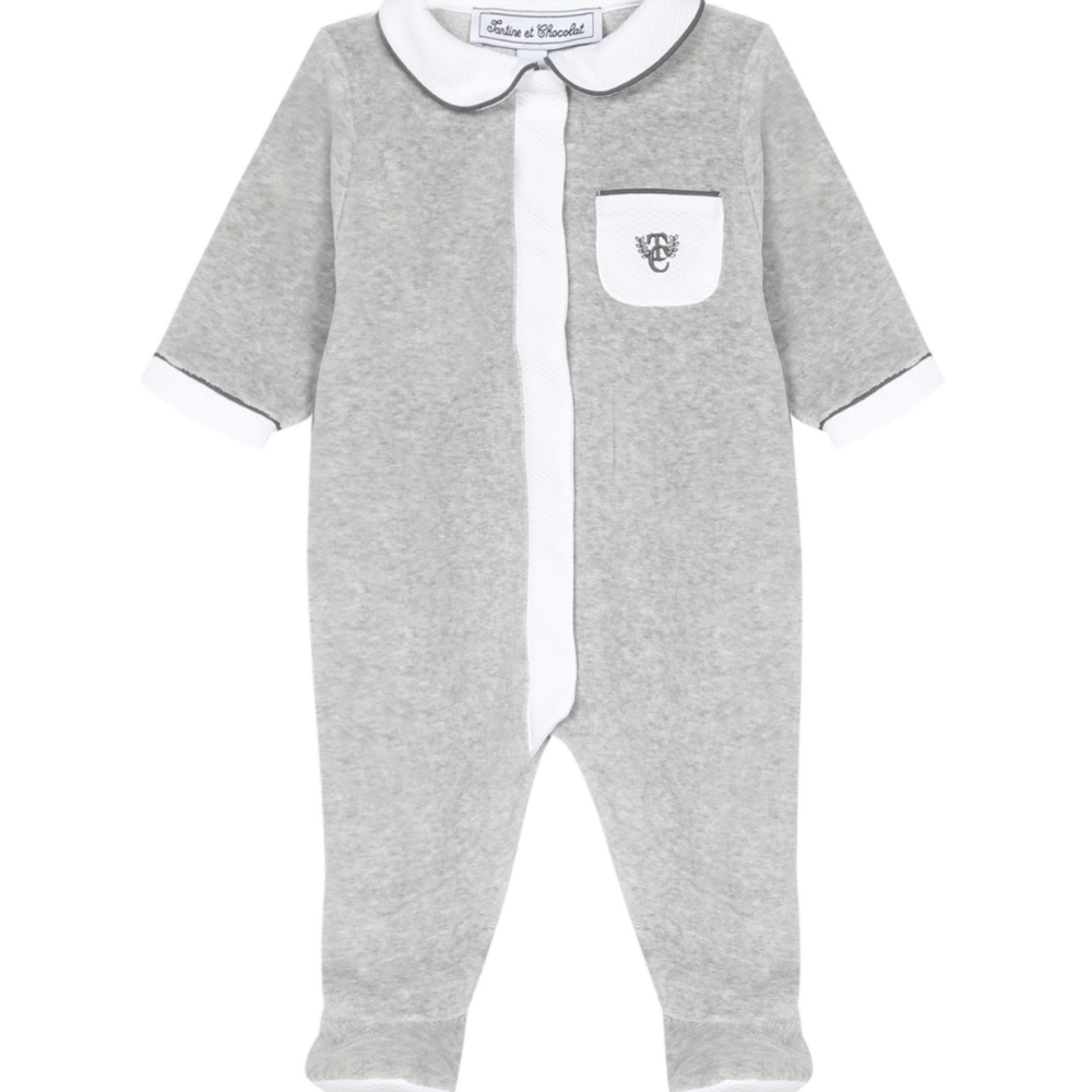 Babypakje met zakje Grijs