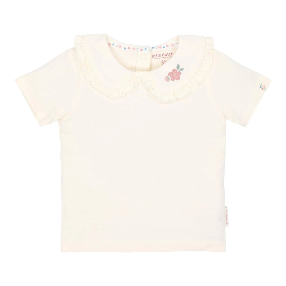 T-shirt korte mouwen Creme T-shirt korte mouwen Creme