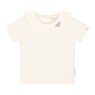 T-shirt korte mouwen Creme