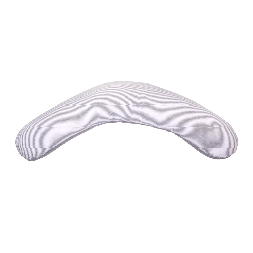 Borstvoedingskussen xl - jersey stripe white - Borstvoedingskussen xl - jersey stripe white -