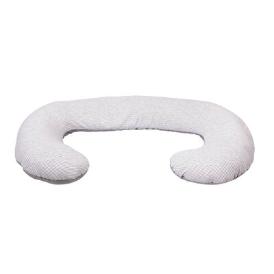 Borstvoedingskussen xl - jersey stripe white - Borstvoedingskussen xl - jersey stripe white -