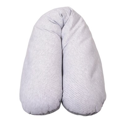 Borstvoedingskussen xl - jersey stripe white - Borstvoedingskussen xl - jersey stripe white -