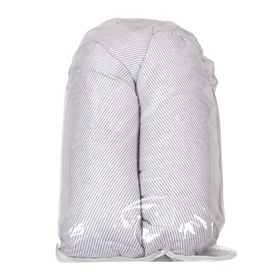 Borstvoedingskussen xl - jersey stripe white - Borstvoedingskussen xl - jersey stripe white -