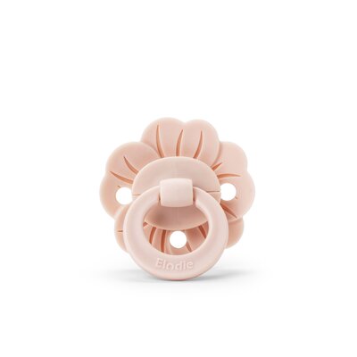 Fopspeen Binky Bloom 3m+ Silicone Powder pink