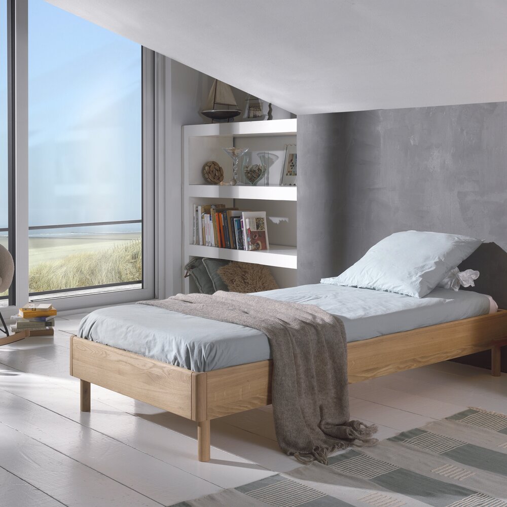 Forrest bedkader 90 x 200 cm eik - Forrest bedkader 90 x 200 cm eik -