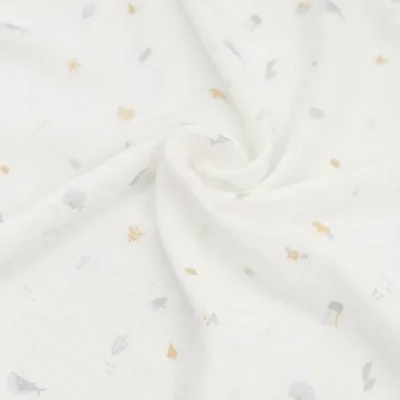 Swaddle M 3 Pack - 70x70 cm Print sealife