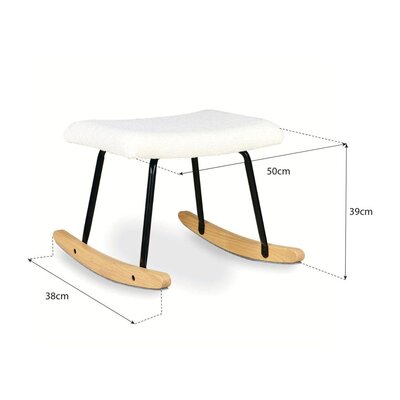 Hocker rocker basic/nordic - sheep cream -