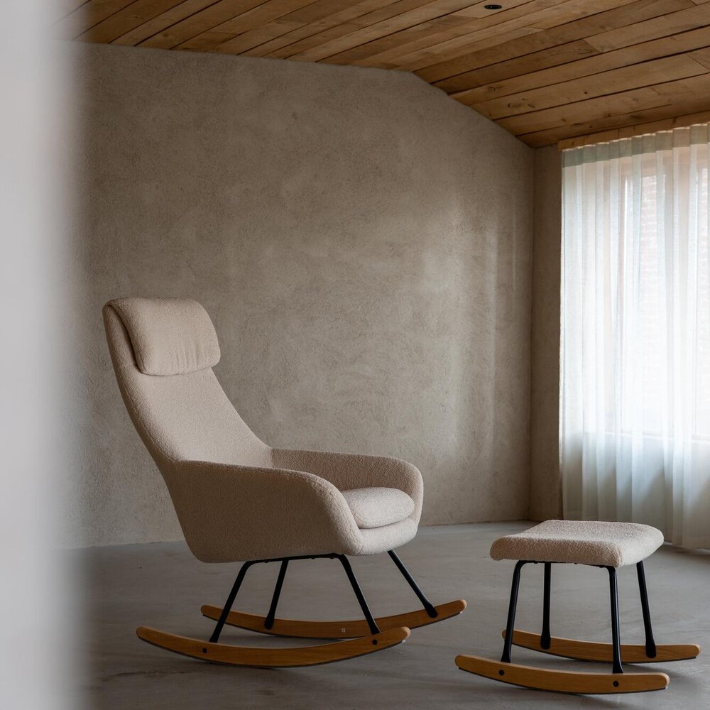 Hocker rocker basic/nordic - sheep cream -