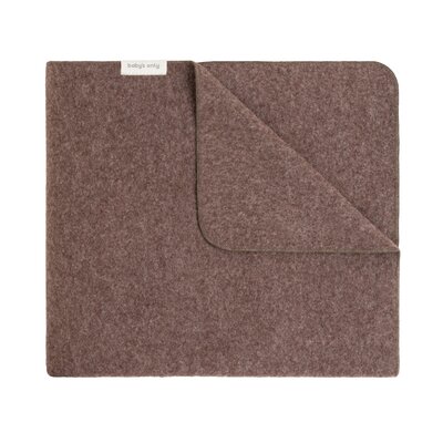 Wiegdeken Merino Brushed Meadow Taupe