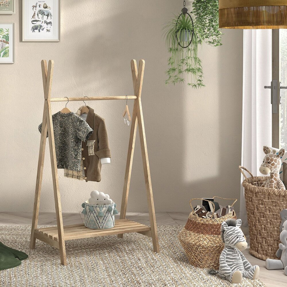 Nature kledingrek eik Nature kledingrek eik