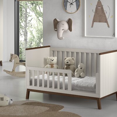 Sezane baby-/peuterbed 70 x 140 cm Clay/walnut