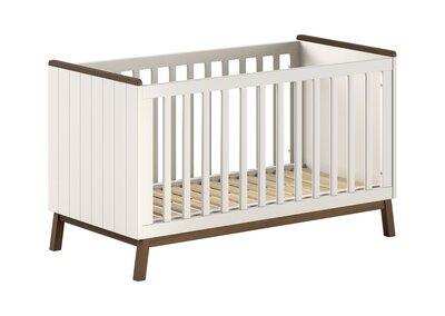 Sezane baby-/peuterbed 70 x 140 cm Clay/walnut
