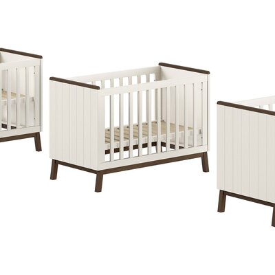 Sezane babybed 60 x 120 cm Clay/walnut