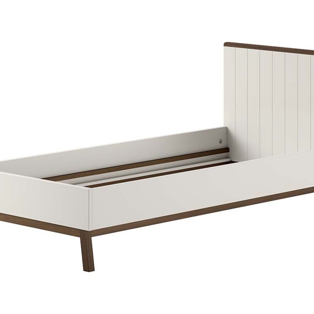 Sezane bed 90 x 200 cm Clay/walnut