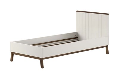 Sezane bed 90 x 200 cm Clay/walnut Sezane bed 90 x 200 cm Clay/walnut