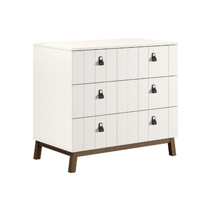 Sezane commode 3 laden Clay/walnut Sezane commode 3 laden Clay/walnut